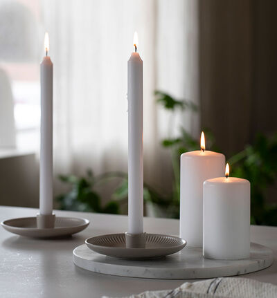 Kronelys hvit 28 cm Kronelys hvit 28 cm